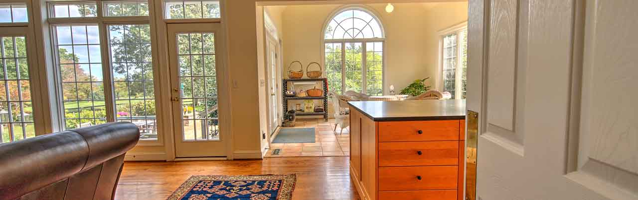 Beautiful view from inside home 1074 Simmons Gap, VA