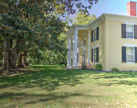 c.1840 Historic Home with brick exterior and grand entrance